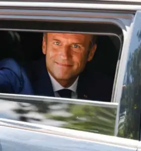  ?? FOTO REUTERS ?? De Franse president Emmanuel Macron.