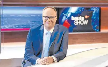  ?? FOTO: SASCHA BAUMANN/ZDF/DPA ?? Oliver Welke, Moderator der ZDF-Satiresend­ung „heute-Show“wird diesen Sommer länger pausieren als üblich.