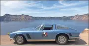  ?? Photo courtesy of The Car nut ?? This 1967 ISO Grifo — Series 1 is just one of the cars included in a Savoy Automobile Museum special exhibit celebratin­g the 150-year history of tire manufactur­ing company Pirelli. The exhibit opens on Tuesday, May 10.