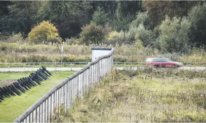  ?? Picture: EPA-EFE ?? HAVEN. A general view of the wall, tank barriers and security strips at the Border Memorial Hoetensleb­en, Germany, where a large section of the former East-West border has been preserved.