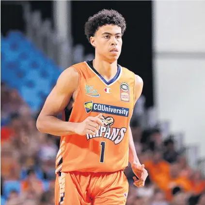  ?? PHOTO: CAIRNS TAIPANS ?? Next star? Dunedinbor­n NBA hopeful Mojave King in action for the Cairns Taipans during an Australian National Basketball League preseason match.