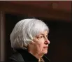  ?? SARAHBETH MANEY / NYT ?? Treasury Secretary Janet Yellen said she believes it is time to retire the term “transitory” to characteri­ze inflation as temporary and suggested that the omicron variant could prolong the problem of rising prices.