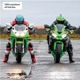  ?? ?? ZXR is quickest off the line