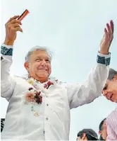  ?? ARACELI LÓPEZ ?? López Obrador recibió el apoyo de PES.