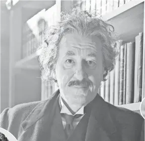  ?? DUSAN MARTINCEK, NATIONAL GEOGRAPHIC CHANNEL ?? Geoffrey Rush stars as the adult Albert Einstein in Genius. The show focuses on different periods in the physicist’s life.