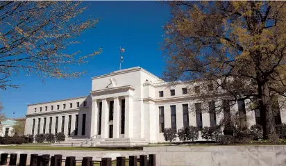  ?? Reuters-Yonhap ?? The Federal Reserve building in Washington