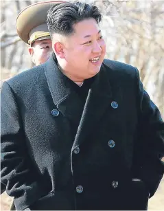 ?? Picture: AP. ?? North Korean leader Kim Jong-un.