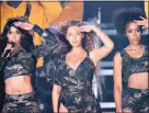  ??  ?? Destiny’s Child performten drei Songs.