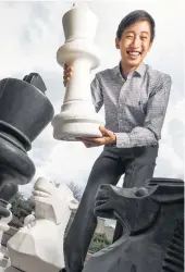  ?? Brett Coomer / Houston Chronicle ?? Bovey Liu, 15, a student at Carnegie Vanguard High School, is one of 10 teenagers competing at the U.S. Junior Championsh­ips of Chess.