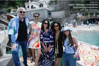  ?? ?? FROM LEFT: Sidney Toledano, Camille Miceli, Katia Assous, Cindy Bruna and Julia Toledano.