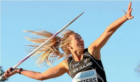  ?? PHOTO: GETTY IMAGES ?? Two-time national champion javelin thrower Tori Peeters.