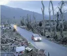  ??  ?? > The aftermath of hurricane Maria in Yabucoa, Puerto Rico, on Tuesday