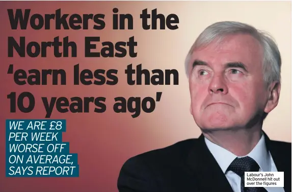  ??  ?? Labour’s John McDonnell hit out over the figures