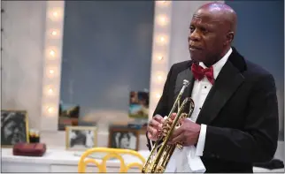  ?? DAVE LEPORI — SAN JOSE STAGE COMPANY ?? L. Peter Callender portrays jazz great Louis Armstrong in the solo show “Satchmo at the Waldorf.”