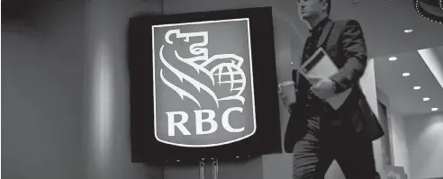  ?? JEFF MCINTOSH / THE CANADIAN PRESS FILES ?? Royal Bank of Canada says it’s awaiting decisions from global regulators that could require big banks to hold larger capital cushions.