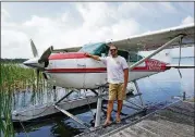  ?? NANCY MORELAND/CHICAGO TRIBUNE/TNS ?? Evan Frostman is a pilot for Jones Brothers Air and Seaplane Adventures in the central Florida city of Tavares.