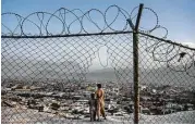  ?? New York Times ?? This hilltop overlookin­g Kabul, Afghanista­n, was to be the site of a $100 million Saudi-funded mosque and education complex, but the site remains a dusty lot.