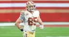  ?? MARK J. REBILAS/USA TODAY SPORTS ?? The 49ers and tight end George Kittle should be back in the Super Bowl mix.