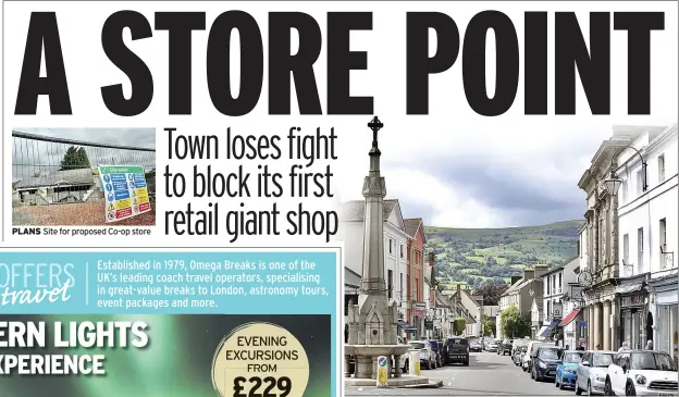  ??  ?? STREETS AHEAD Crickhowel­l scooped top award for Britain’s best high street in 2018