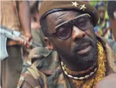 ?? NETFLIX ?? Elba’s Commandant takes children under his wing in Beasts of No Nation.