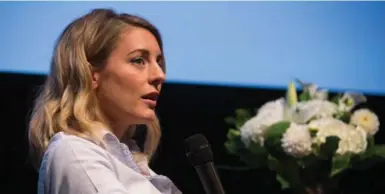  ?? BEN NELMS/THE CANADIAN PRESS FILE PHOTO ?? Heritage Minister Mélanie Joly says Ottawa is already helping news providers, a refrain she’s been using more and more lately.