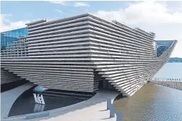  ??  ?? Architect Kengo Kuma said he designed the building to reconnect the city to the River Tay, its historic trading route and source of economic growth for centuries.