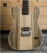  ??  ?? 5 The Brimstone is designed to evoke a Les Paul Junior-style simplicity and power