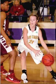  ?? PHOTO COURTESY OF SHELLEY WILLIAMS ?? Smoking gun. Prairie Grove junior Taylor Hartin scored 30 points against Crossett in State 4A girls competitio­n on Mar. 7. Hartin made 10 of 14 field goals, including 5 of 8 3-point tries and 5 of 5 free throws.