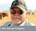  ??  ?? Mnr. George Potgieter