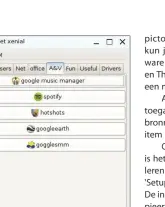  ??  ?? Als beginner hoef je je bij Xenialpup niet met pakketbron­nen te bemoeien, maar kun je met Quickpet met één muisklik verschille­nde programma's installere­n.