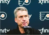  ?? MATT SLOCUM/AP ?? The Philadelph­ia Flyers have fired general manager Chuck Fletcher after four seasons, according to published reports.