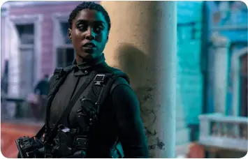  ?? ?? Lashana Lynch plays Nomi in the Cary Joji Fukunagadi­rected film.