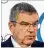  ??  ?? Thomas Bach said the IOC’s considerat­ion is “adapting” day by day.