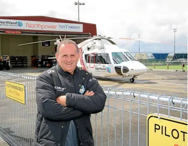  ?? ?? Well-known rugby and livestock personalit­y Chris Fife is the latest Northlande­r to join the Northland rescue helicopter service as an ambassador.