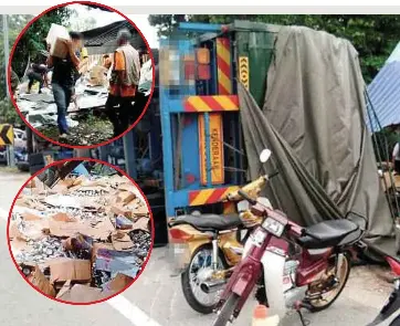 Tular Orang Ramai Kutip Muatan Susu Lori Terbalik Pressreader