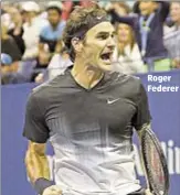  ??  ?? Roger Federer