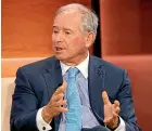  ?? AP ?? Stephen Schwarzman is unofficial­ly known as Donald Trump’s ‘‘China whisperer’’.