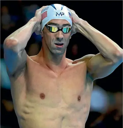  ??  ?? Michael Phelps wants to add to his astonishin­g tally of 18 Olympic gold medals.