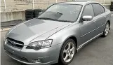  ?? ?? Police are seeking informatio­n or sightings of a silver 2004 Subaru Legacy sedan, similar to this one, in Waimate and Oamaru, December 20-22 last year.