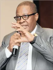  ??  ?? Eskom chief executive Brian Molefe asks why Futuregrow­th has not sold its Eskom bonds.