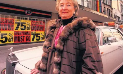  ??  ?? Original discount queen Vera Weisfeld made her millions through her popular What Everyone Wants store