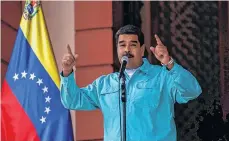 ?? /EFE ?? Nicolás Maduro durante una intervenci­ón en el marco de la Cumbre de las Américas.