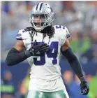  ?? TIM HEITMAN/USA TODAY SPORTS ?? LB Jaylon Smith calls himself the “Predator” and anchors the Cowboys’ defense.