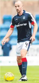  ??  ?? Tom Hateley, Paul McGowan and James Vincent have been immense in recent games for Dundee.