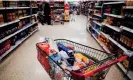  ?? Adam Vaughan/EPA ?? Supermarke­t shopping: ‘The joy, withheld during those two years of disruption, of going to a place and doing a thing.’ Photograph: