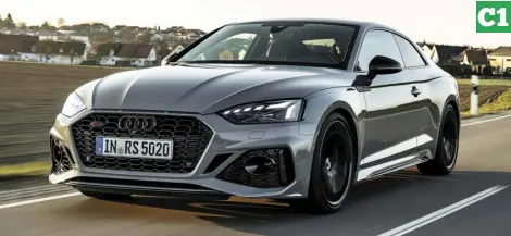  ??  ?? With a classic two-door shape, the new Audi RS 5 Coupe evokes the performanc­e and styling of the original Audi Quattro of 1984.