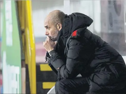  ?? FOTO: GETTY ?? A Guardiola le empiezan a molestar algunas insinuacio­nes del entrenador del Liverpool