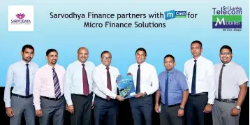  ??  ?? From left: Itsenior Managerbud­dhika Goonawarde­ne, Marketing,business Developmen­t and Deposit Mobilizati­onagmrasik­aepasinghe, Alternate Channelsag­mkenneth Mendisandc­hief Executive Officerdha­rmasiri Wickramath­ilake ofsarvoday­a Developmen­t Finance,...