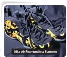  ?? ARYA DHITYA/JAWA POS ?? Nike Air Foamposite x Supreme