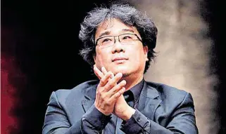  ?? /CORTESÍA CARLOS JIMÉNEZ ?? Bong Joon-ho, el director coreano merecedor de los más grandes lauros por “Parásitos”
